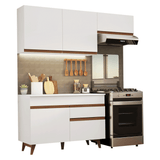Cocina Compacta 190 cm Reims Blanco 04