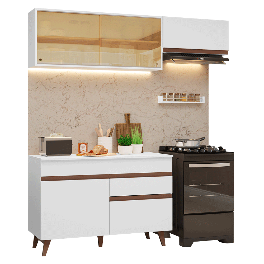 Combo de Cocina Madesa Reims 190cm BB 05