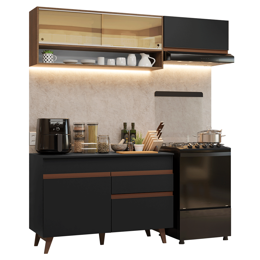 Combo de Cocina Madesa Reims 190cm NM 06