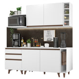 Combo de Cocina Madesa Reims 200cm Blanco 01