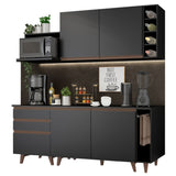 Combo de Cocina Madesa Reims 200cm NN 01