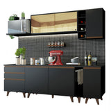 Combo completo de Cocina Madesa Reims 235cm NN 01