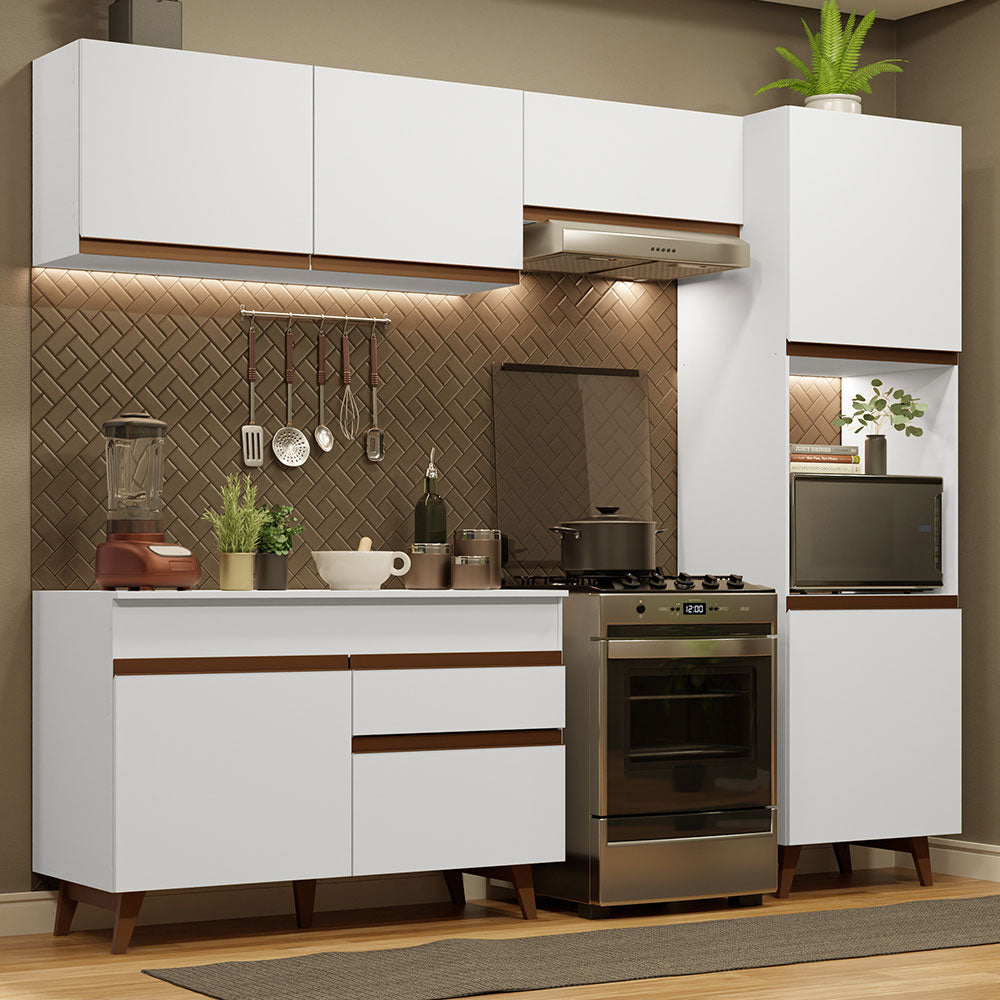 Combo completo de Cocina 250cm Blanco Reims Madesa 06
