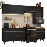 Combo de Cocina 250 cm Reims Negro 07