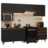 Combo de Cocina 250 cm Reims Negro 09
