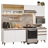 Combo de Cocina 250 cm Reims Blanco 10
