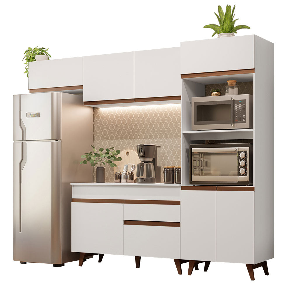 Combo completo de Cocina 260cm Blanco Reims Madesa 08