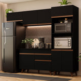 Combo completo de Cocina 260 cm Reims Negro 08