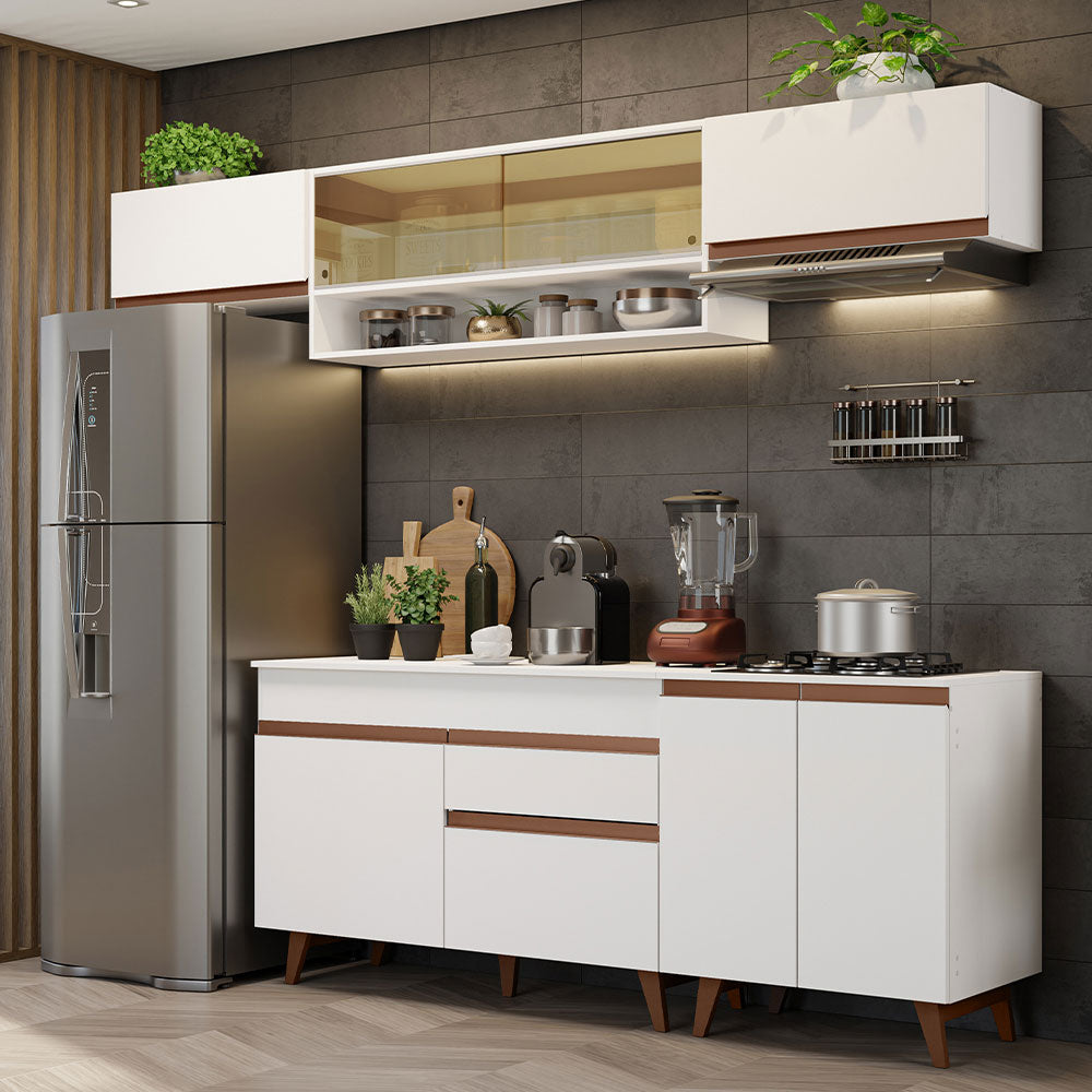 Combo completo de Cocina 260 cm Reims Blanco 11