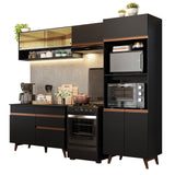 Combo completo de Cocina 260 cm Reims Negro 12