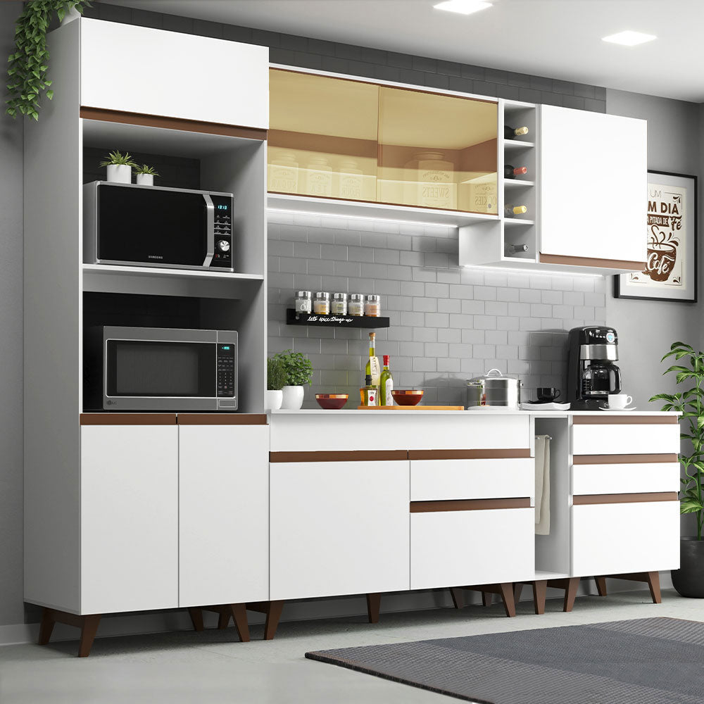 Combo completo de Cocina 270cm Blanco Reims Madesa 01