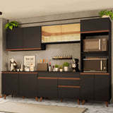 Combo completo de Cocina 310 cm Reims Negro 01