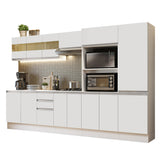Combo Completo de Cocina 100% MDF 300 cm Blanco Smart Madesa 02