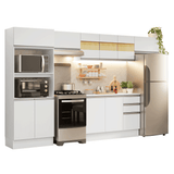 Combo de Cocina 100% MDF 310 cm Smart Blanco 01