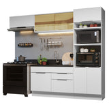 Combo Completo de Cocina 270 cm Blanco Stella Madesa 08