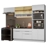 Combo Completo de Cocina 270 cm Blanco Stella Madesa 09