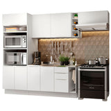 Combo Completo de Cocina 290cm Blanco Stella Madesa 02