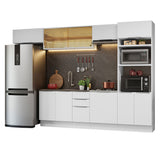 Combo Completo de Cocina 330 cm Blanco Stella Madesa 04