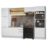 Combo Completo de Cocina 330 cm Blanco Stella Madesa 07