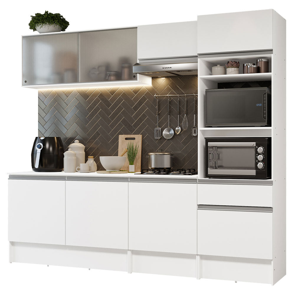 Combo completo de Cocina 240cm Blanco Topazio 05