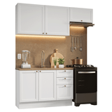 Cocina Compacta 180 cm Vik Blanco 02