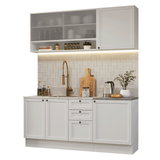 Cocina Compacta 180 cm Vik Blanco 03
