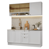 Cocina Compacta 180 cm Vik Blanco 04