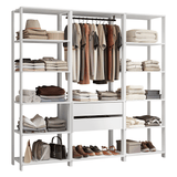 Placard Modulado 188 cm 2 Cajones Valencia Blanco