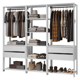 Placard Modulado 199 cm 4 Cajones Valencia Blanco