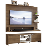Rack con Panel para TV hasta 60 Pulgadas 180 cm Marrón/Blanco Metz Madesa