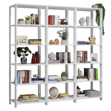 Estante Mueble Multiuso para Livros 177 cm Blanco Madesa