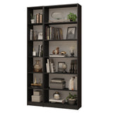 Kit Biblioteca Madesa Estante Librero 6908 + Estante Librero 6906 Negro