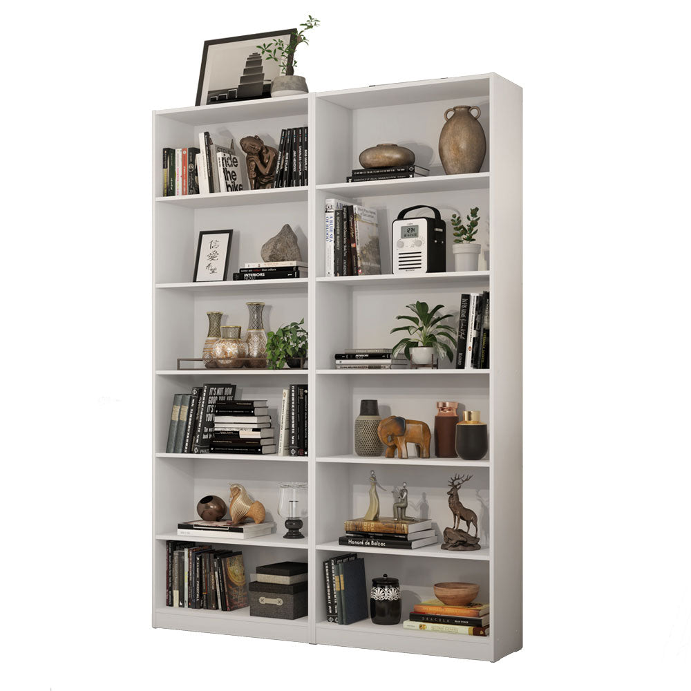 Kit Madesa con 2 Estantes Librero 6908 Blanco