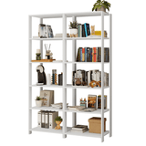 Mueble/Estante de Oficina Multiusos, 118 cm, 10 Estantes, Blanco