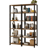 Estante Multiuso para Oficina 118cm Marrón/Negro Madesa