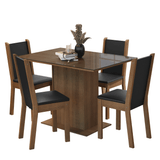 Juego de Comedor con Mesa y 4 Sillas Madesa Martina MN