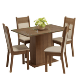 Juego de Comedor con Mesa y 4 Sillas Madesa Viena MC