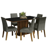Juego de Comedor con Mesa y 6 Sillas Madesa Renata MNS