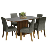 Juego de Comedor con Mesa y 6 Sillas Madesa Renata MNS