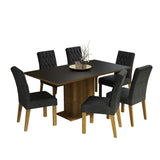 Juego de Comedor con Mesa y 6 Sillas Madesa Oxford Hanna MN