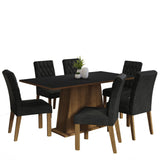 Juego de Comedor con Mesa y 6 Sillas Madesa Oxford MN 04