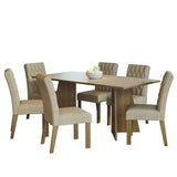 Mesa de Comedor con Mesa y 6 Sillas Madison Madesa MC