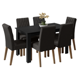 Mesa de Comedor con Mesa y 6 Sillas Madesa Allegro NN 01