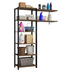 Estante Multiuso para Lavadero 139 cm Marrón/Negro Madesa