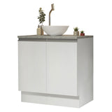 Mueble Modulo Para Baño Gabinete Lavabo Madesa 80cm BB