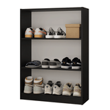 Estante Zapatero 3 Repisas Sin Puertas Negro Madesa