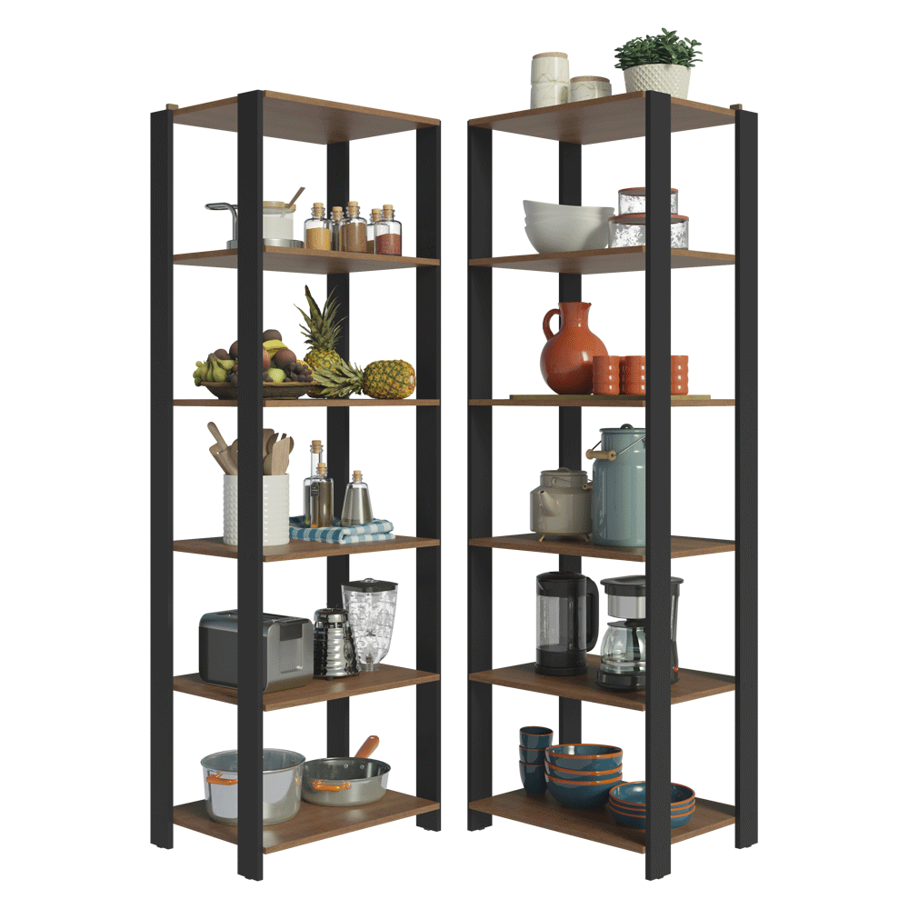 Armario Organizador Multiuso para Cocina Madesa 118cm MN 1