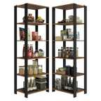 Estante Multiuso para Cocina 118 cm Marrón/Negro Madesa 08