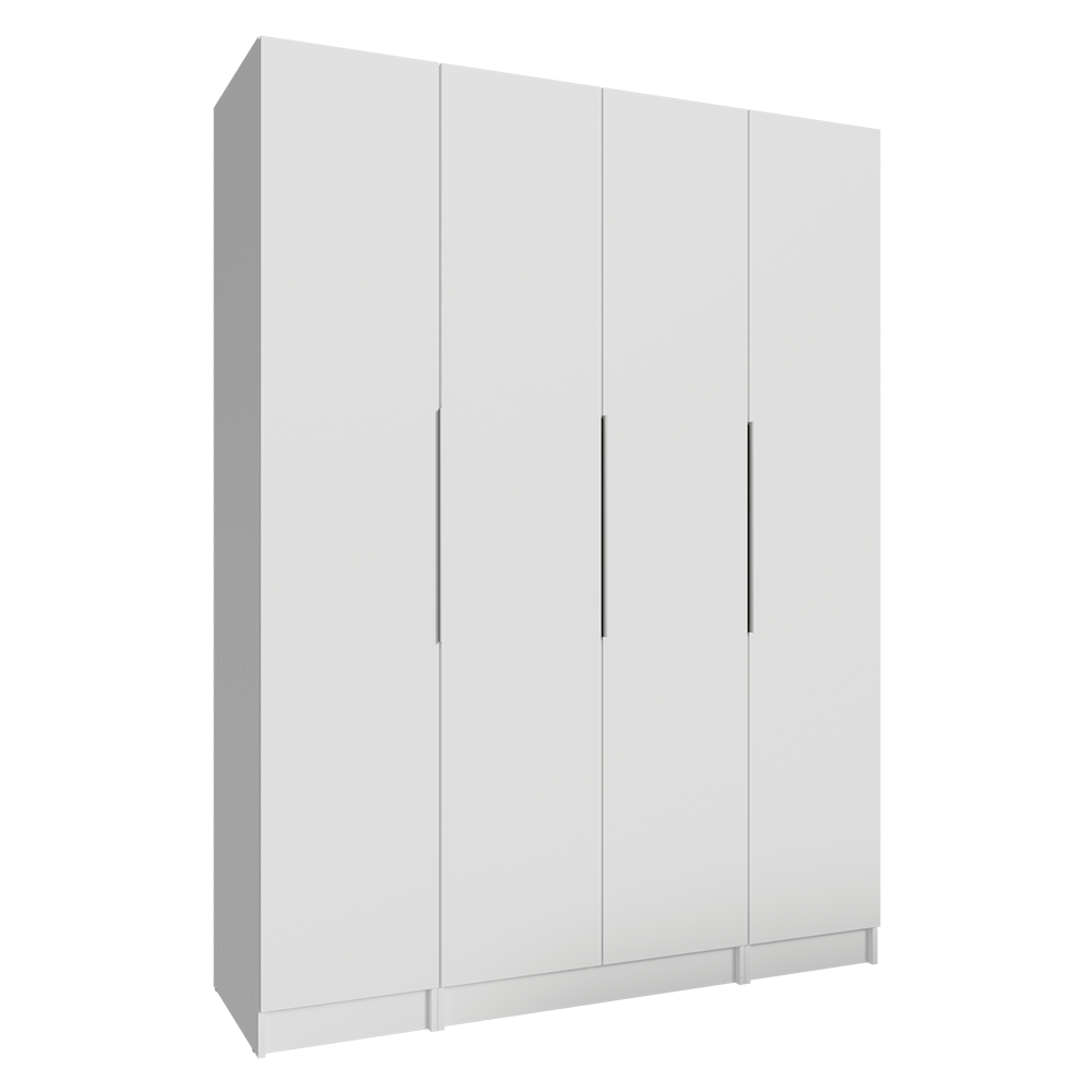 Placard Modular 160 cm 4 Puertas Blanco Neo Madesa