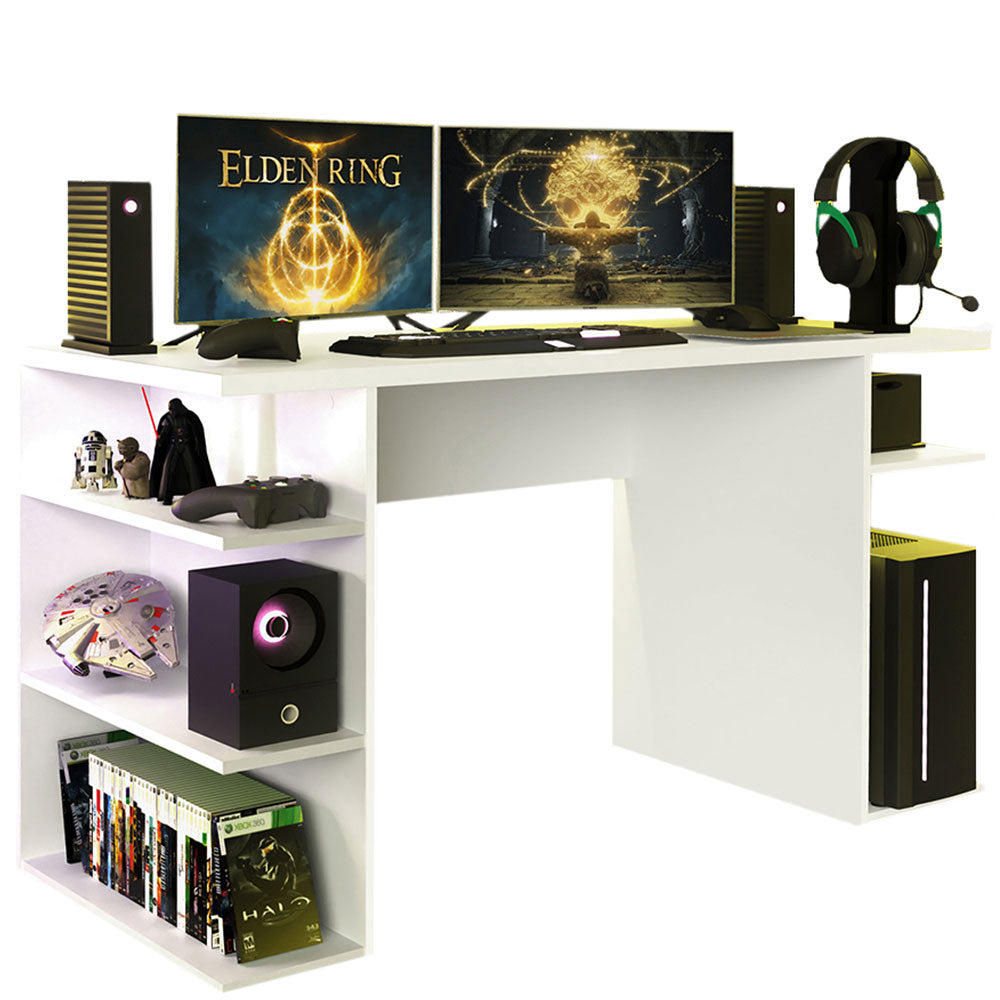 Escritorio Gamer 9409 Madesa Blanco